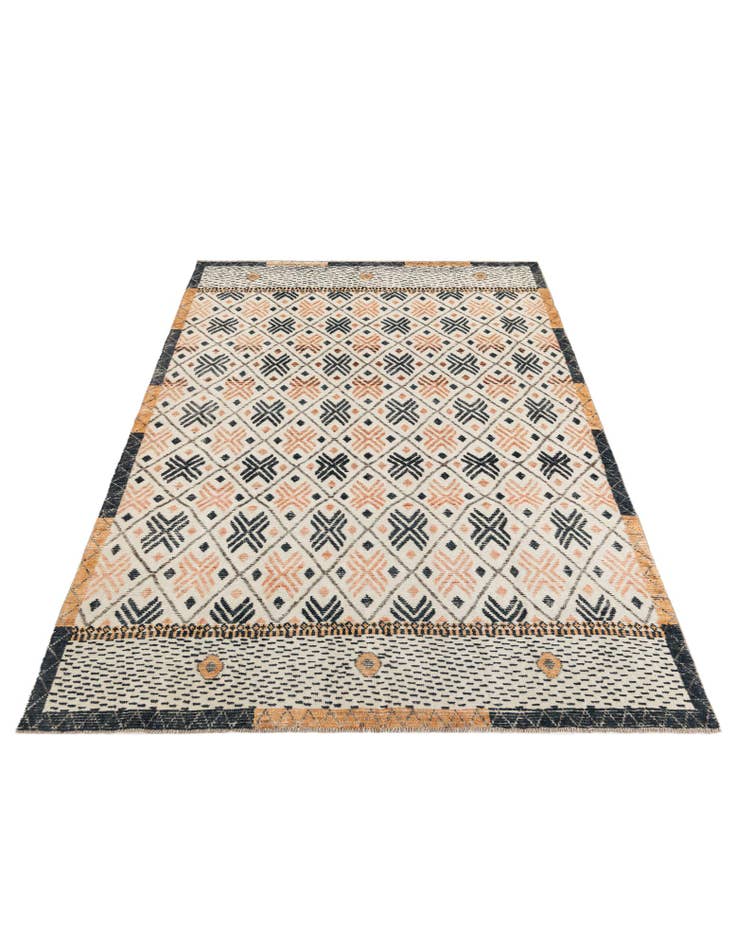 Detail image of 7' 7 x 10' 7 Hand Knotted Moroccan Wool Rug