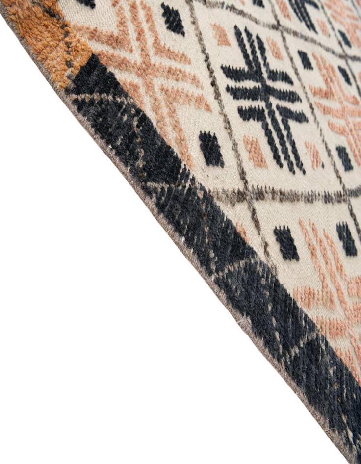 Detail image of 7' 7 x 10' 7 Hand Knotted Moroccan Wool Rug