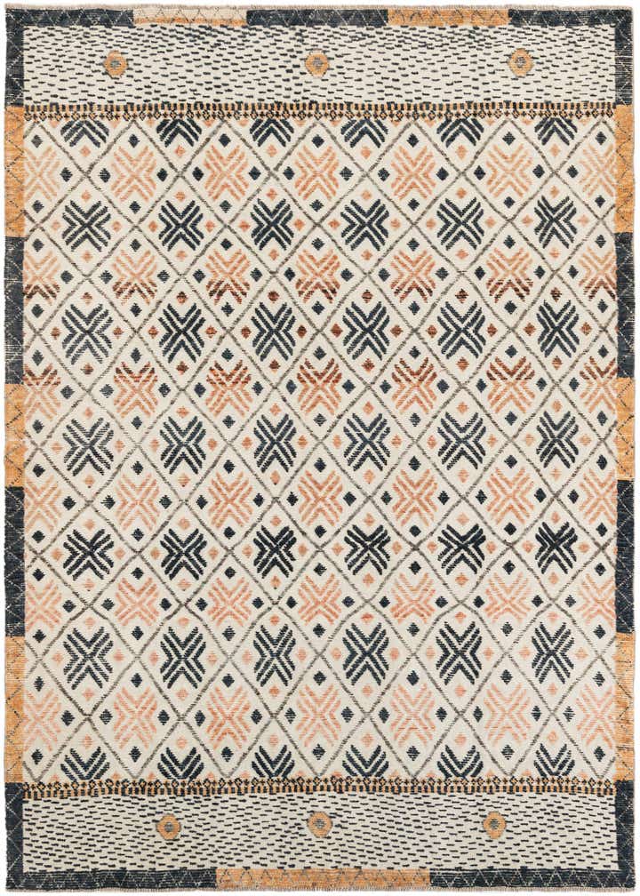 7' 7 x 10' 7 Hand Knotted Moroccan Wool Rug