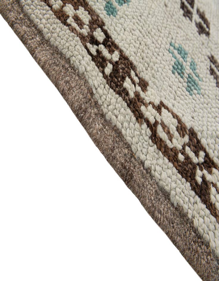 Detail image of 5' 8 x 7' Hand Knotted Moroccan Wool Rug