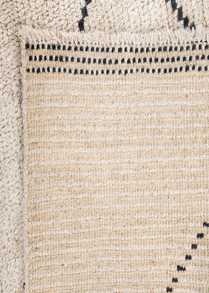 6' 5 x 9' 1 Hand Knotted Moroccan Wool Rug