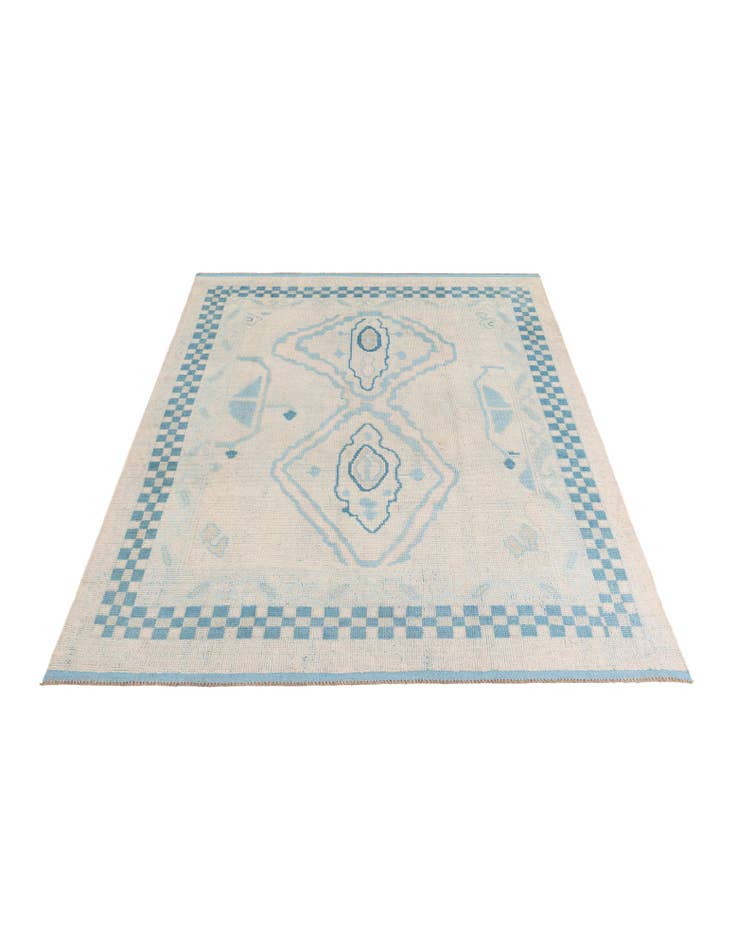 Detail image of 8' x 10' 1 Hand Knotted Moroccan Wool Rug