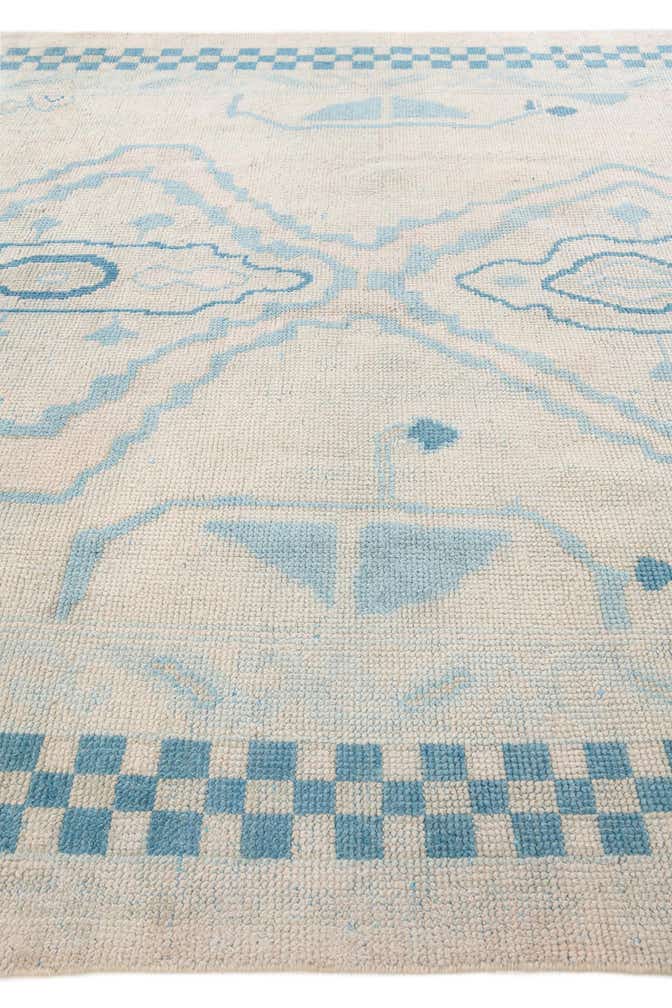 8' x 10' 1 Hand Knotted Moroccan Wool Rug