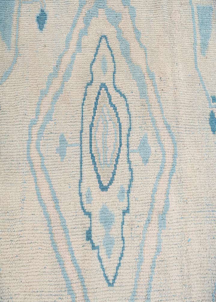 8' x 10' 1 Hand Knotted Moroccan Wool Rug