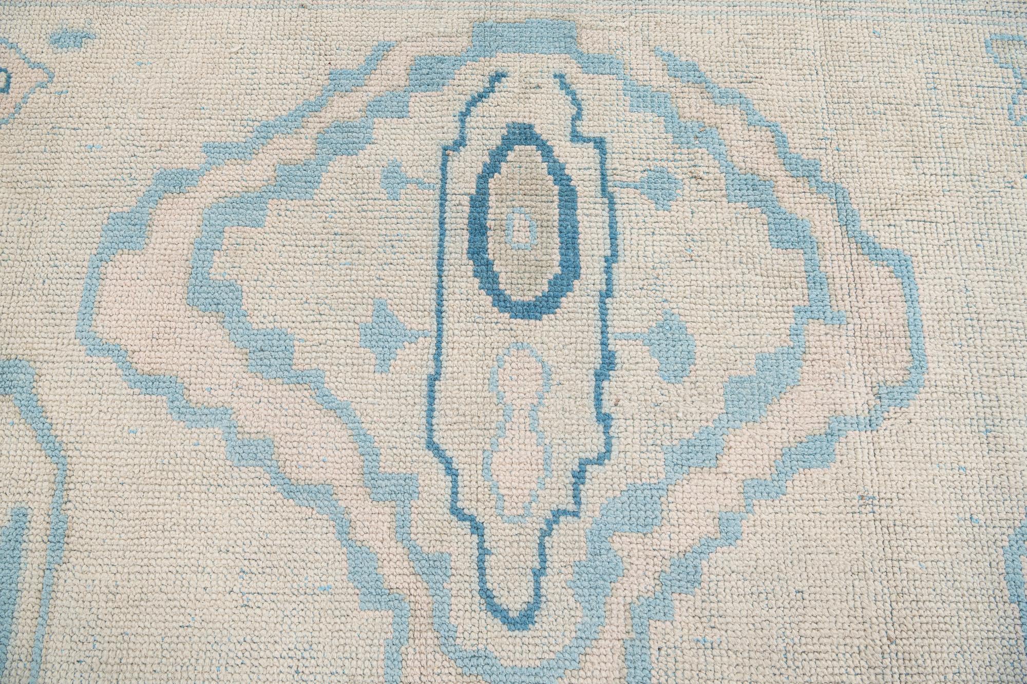 8' x 10' 1 Hand Knotted Moroccan Wool Rug