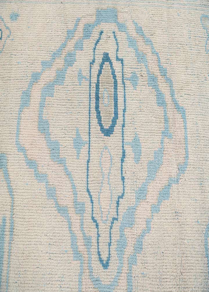 8' x 10' 1 Hand Knotted Moroccan Wool Rug
