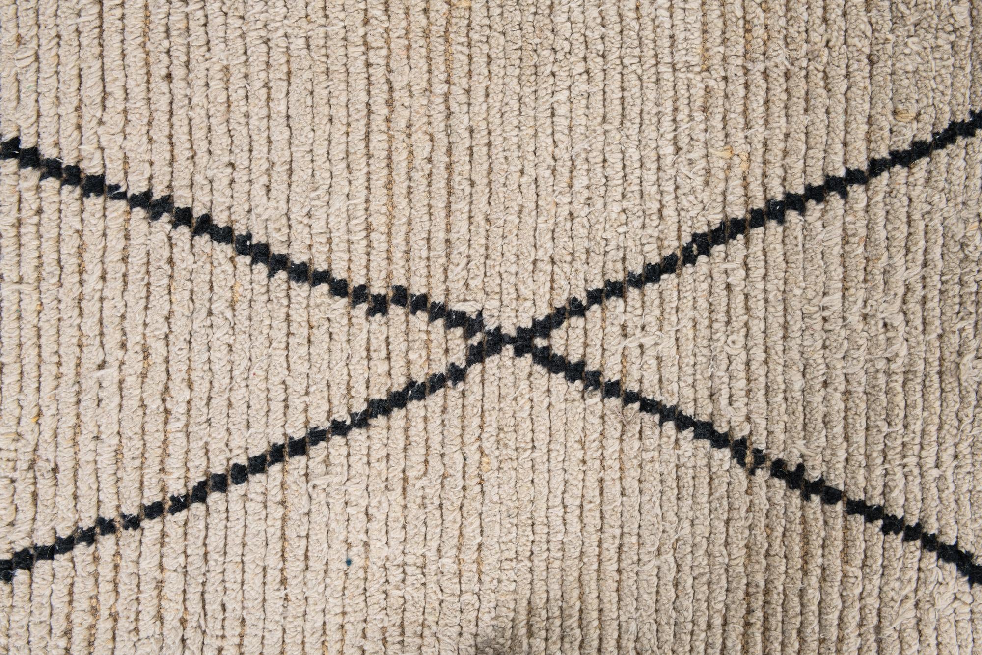 6' 9 x 9' Hand Knotted Moroccan Wool Rug