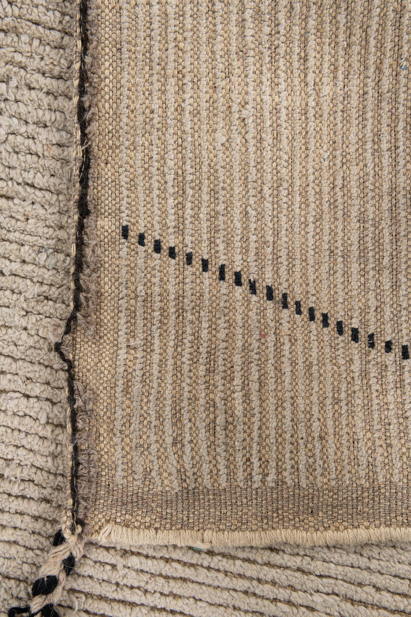 6' 9 x 9' Hand Knotted Moroccan Wool Rug
