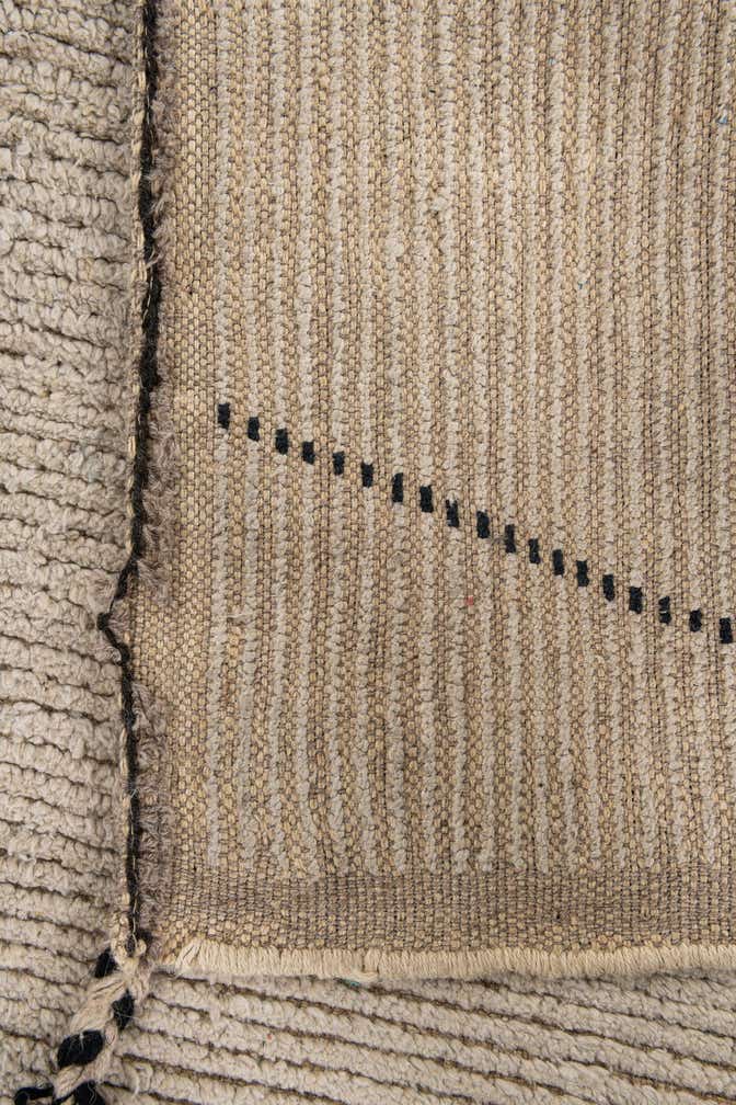 6' 9 x 9' Hand Knotted Moroccan Wool Rug