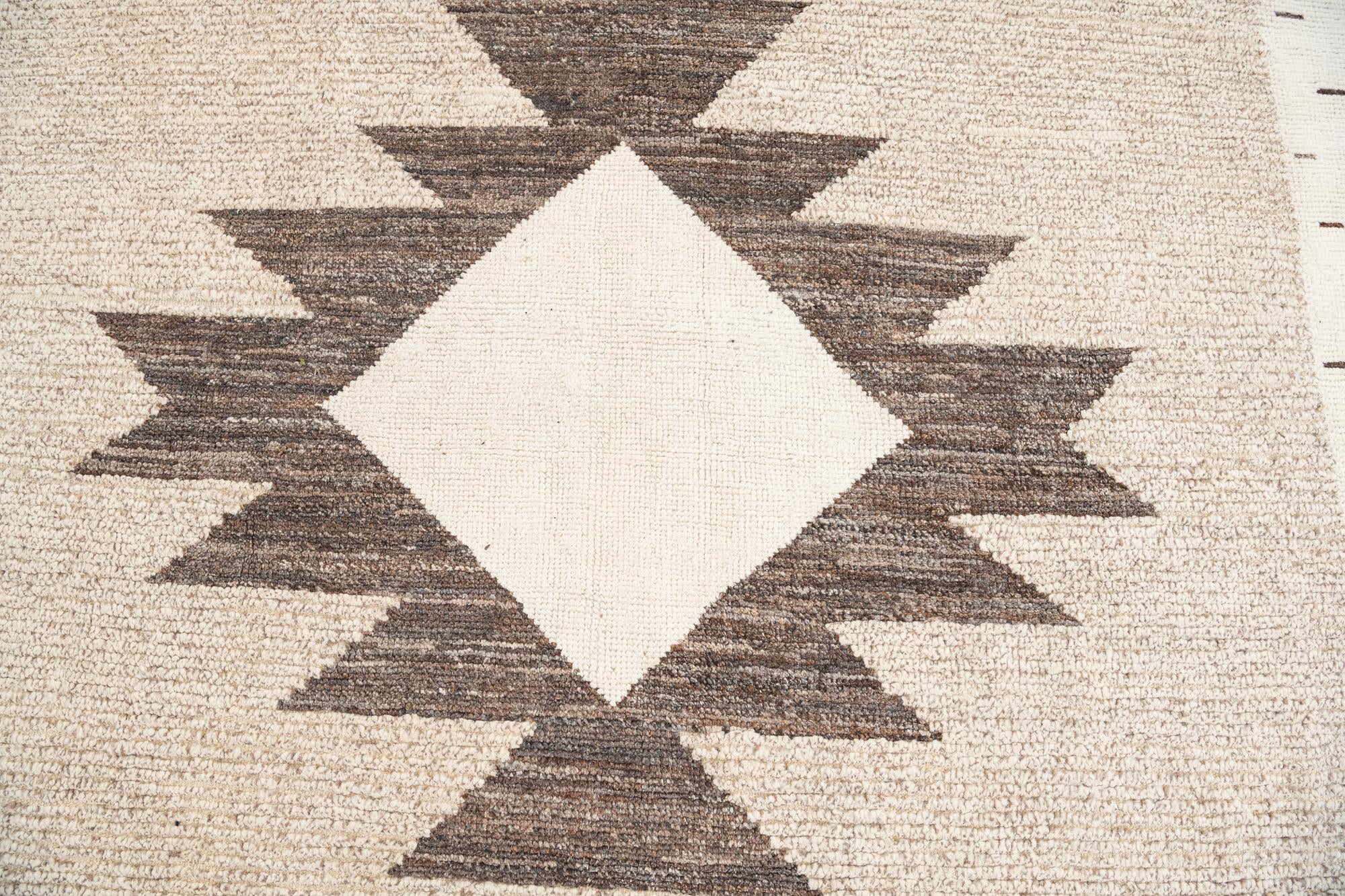 10' 3 x 13' 10 Hand Knotted Moroccan Wool Rug
