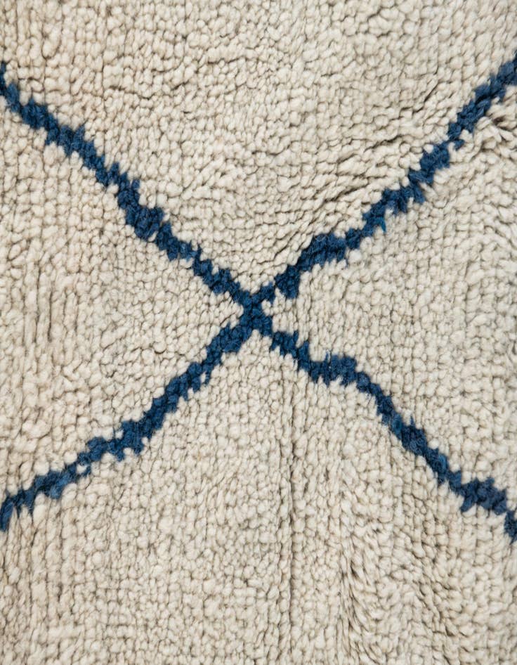 Detail image of 9' 5 x 11' 7  Hand Knotted Moroccan Wool Rug