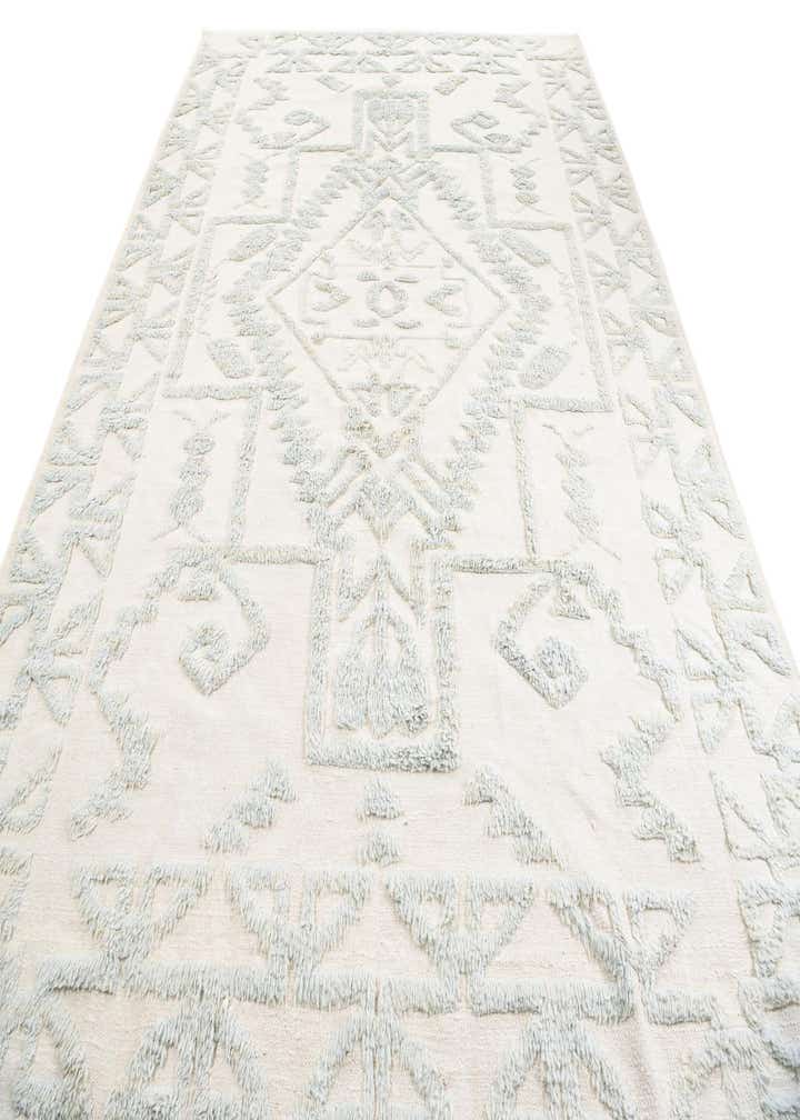 9' x 12' Hand Knotted Moroccan Wool Rug