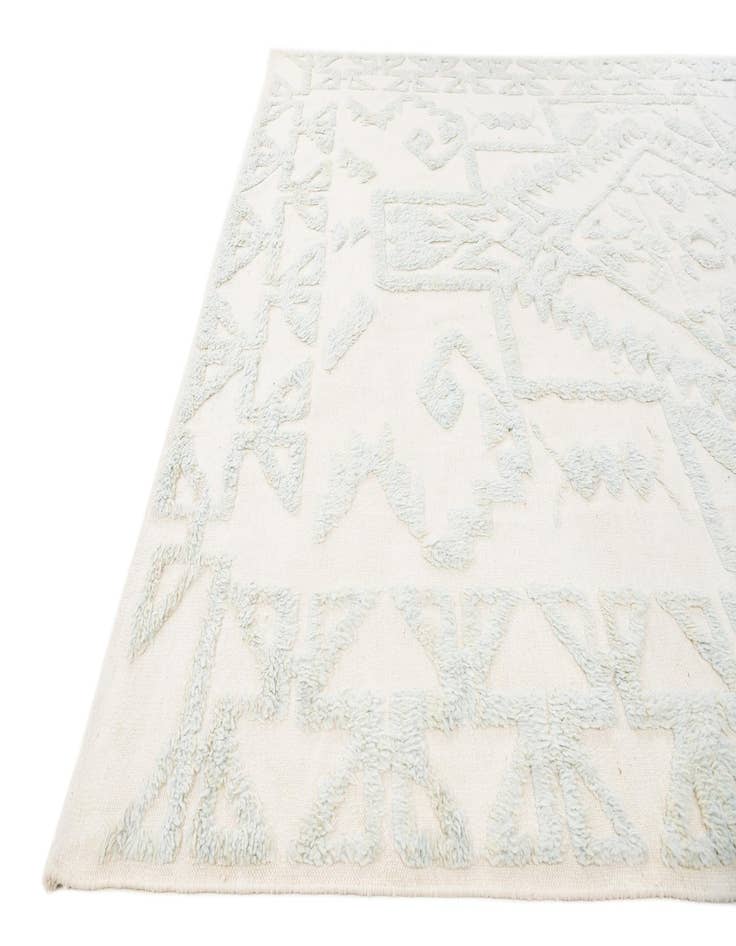 Detail image of 9' x 12'  Hand Knotted Moroccan Wool Rug