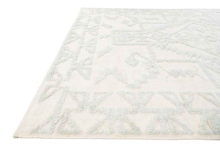 Detail image of 9' x 12' Hand Knotted Moroccan Wool Rug