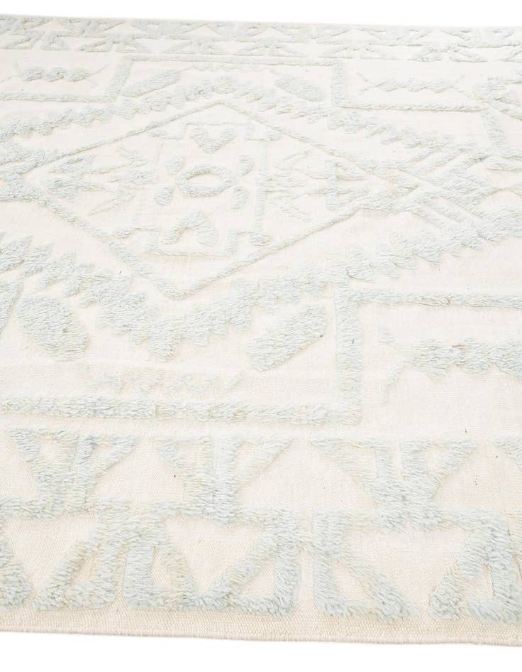 Detail image of 9' x 12'  Hand Knotted Moroccan Wool Rug