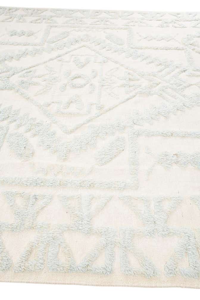 9' x 12' Hand Knotted Moroccan Wool Rug