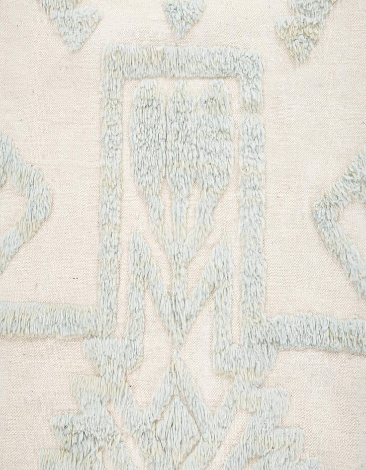 Detail image of 9' x 12'  Hand Knotted Moroccan Wool Rug