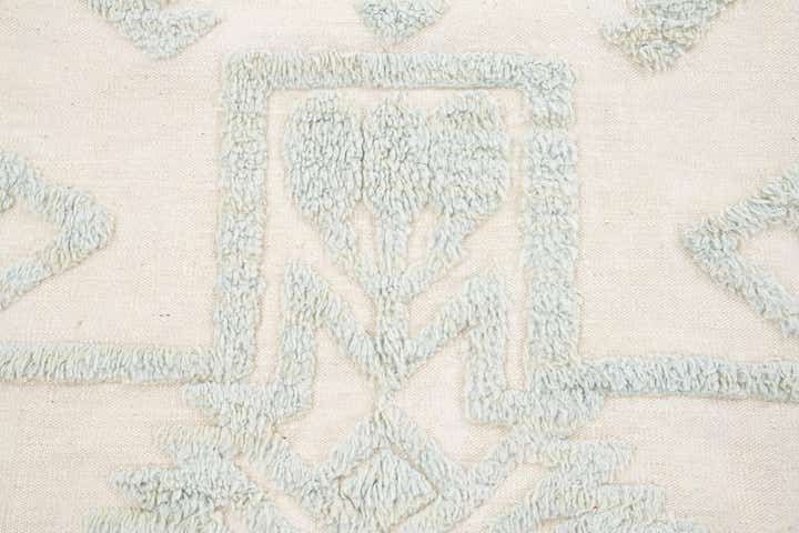 9' x 12' Hand Knotted Moroccan Wool Rug