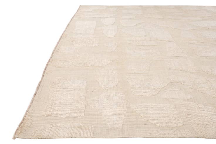 Detail image of 8' 5 x 12' 5 Hand Knotted Moroccan Wool Rug