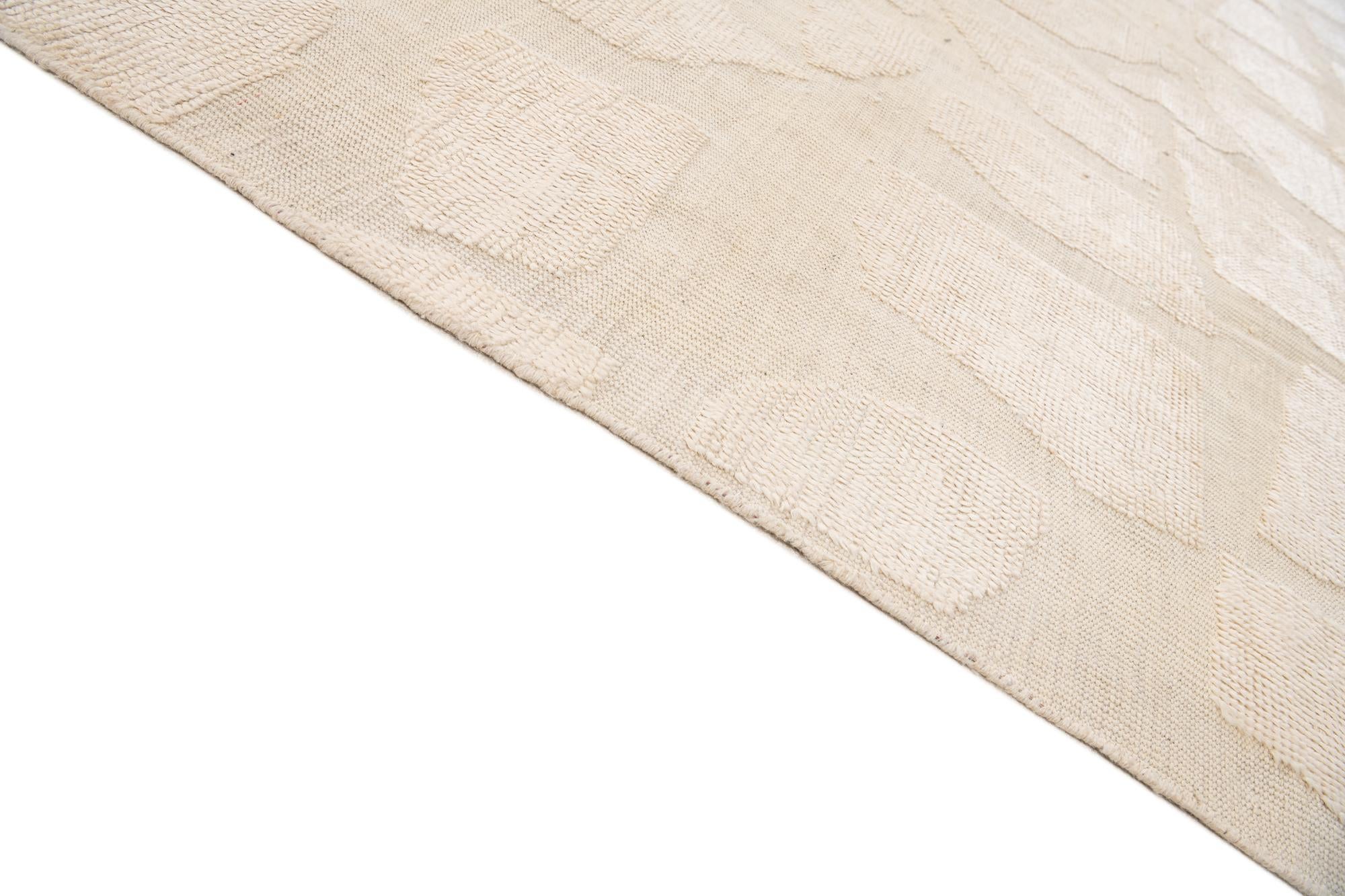 8' 5 x 12' 5 Hand Knotted Moroccan Wool Rug
