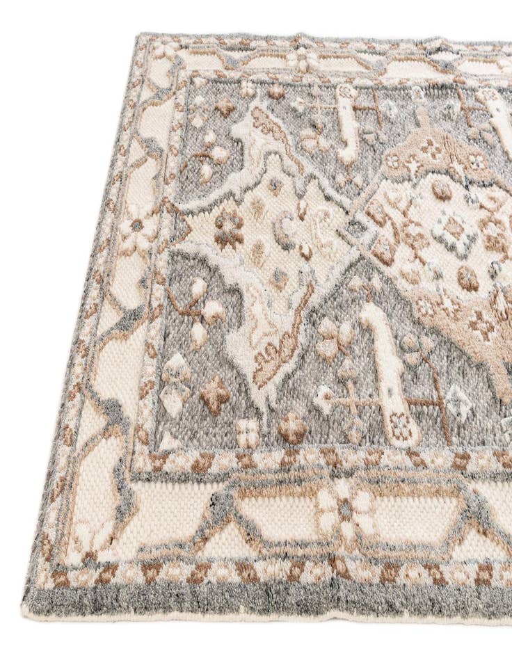 Detail image of 5' 2 x 7' 8  Hand Knotted Moroccan Wool Rug