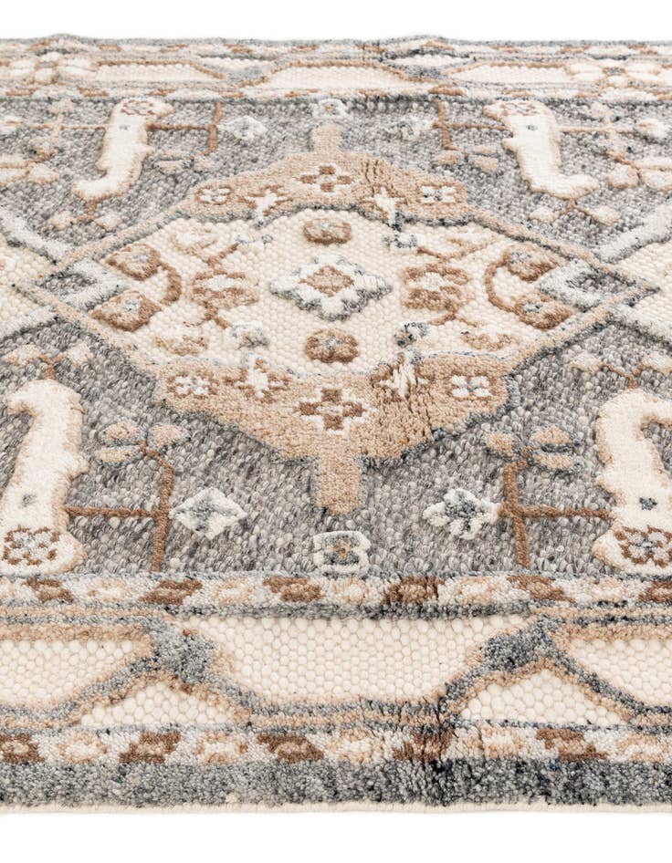 Detail image of 5' 2 x 7' 8  Hand Knotted Moroccan Wool Rug