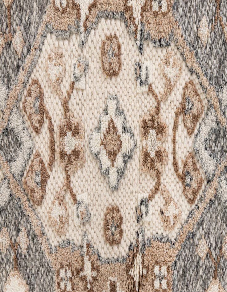 Detail image of 5' 2 x 7' 8  Hand Knotted Moroccan Wool Rug