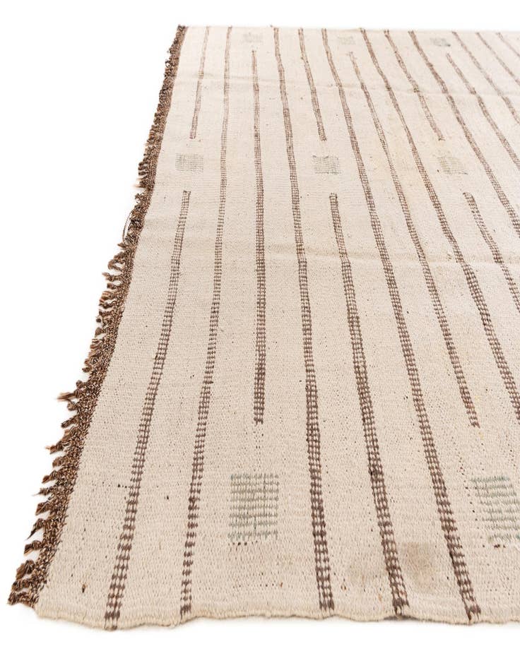 Detail image of 6' 7 x 9' 8 Hand Knotted Moroccan Oriental Wool Rug