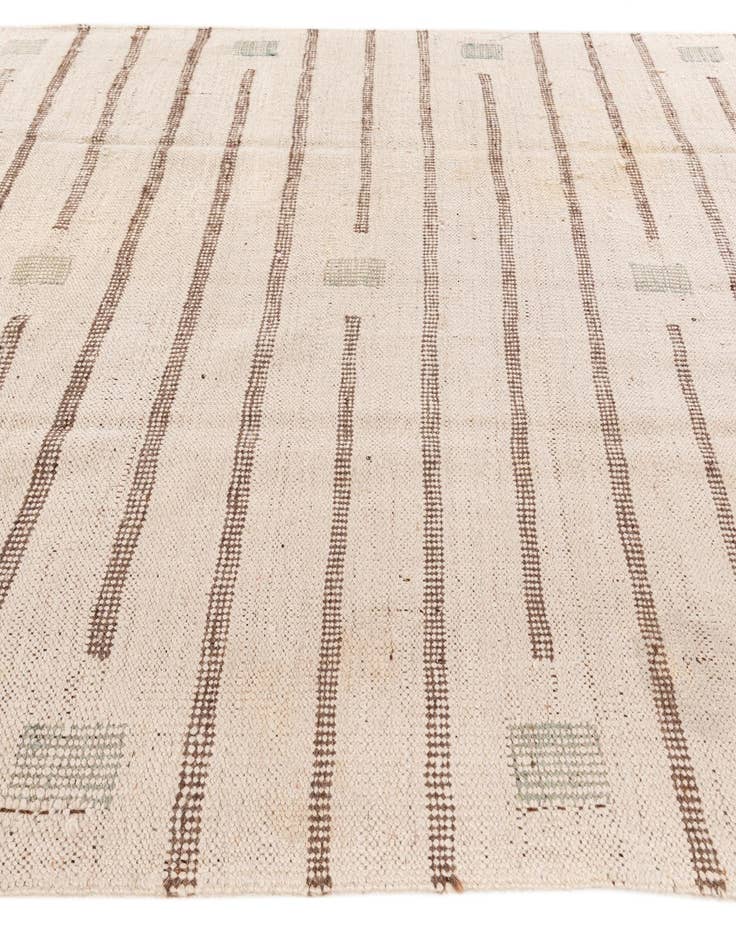 Detail image of 6' 7 x 9' 8 Hand Knotted Moroccan Oriental Wool Rug