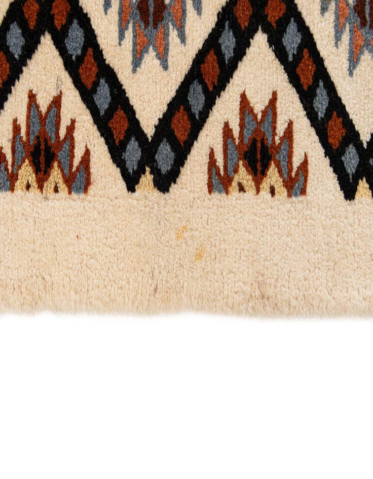 Detail image of 4' 11 x 7' 7  Hand Knotted Moroccan Wool Rug