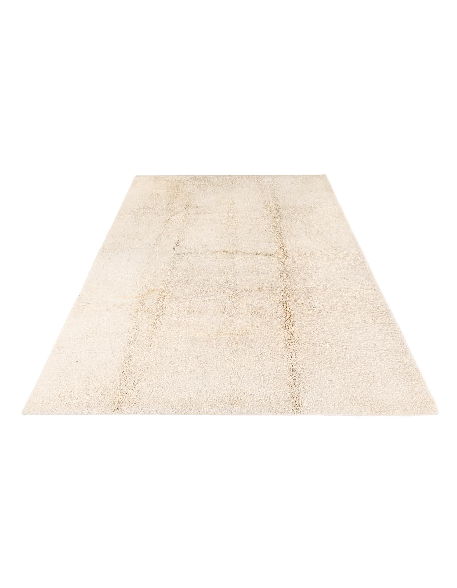 6' 6 x 9' 6 Hand Knotted Moroccan Wool Rug