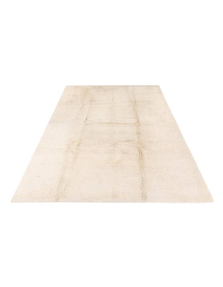 Detail image of 6' 6 x 9' 6  Hand Knotted Moroccan Wool Rug