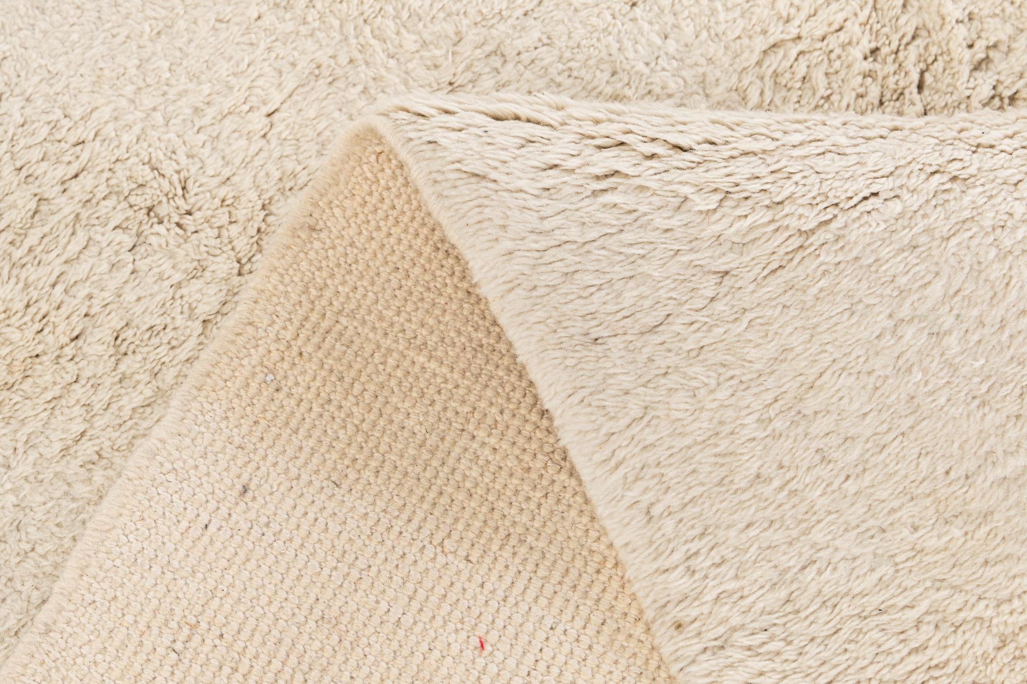 6' 6 x 9' 6 Hand Knotted Moroccan Wool Rug