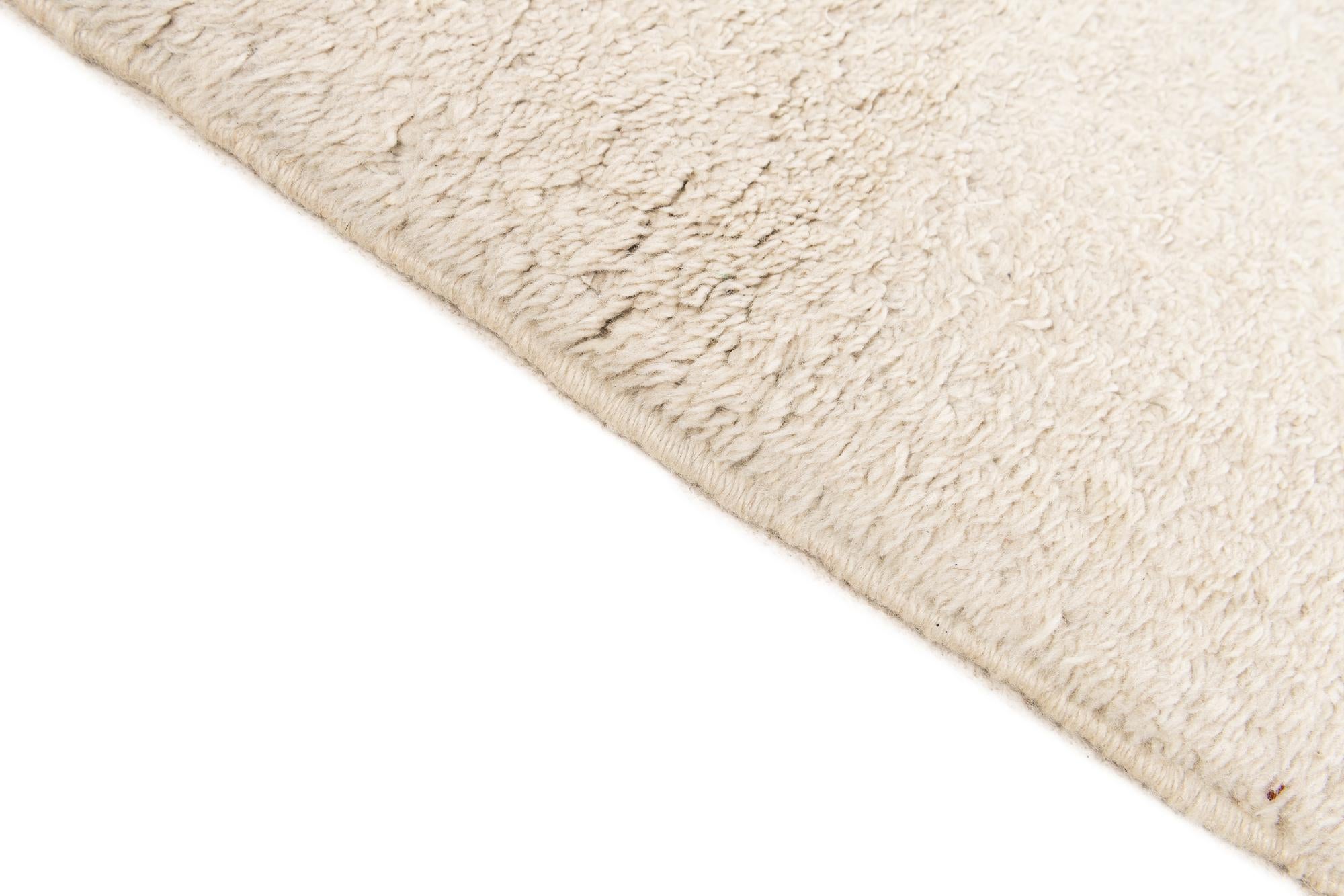 6' 6 x 9' 6 Hand Knotted Moroccan Wool Rug
