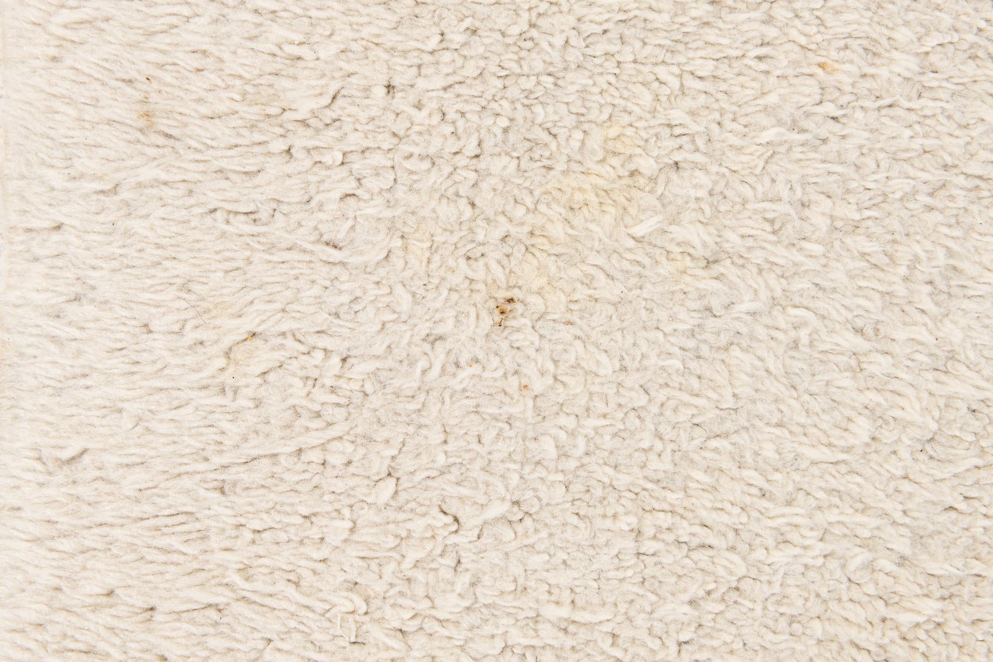 6' 6 x 9' 6 Hand Knotted Moroccan Wool Rug