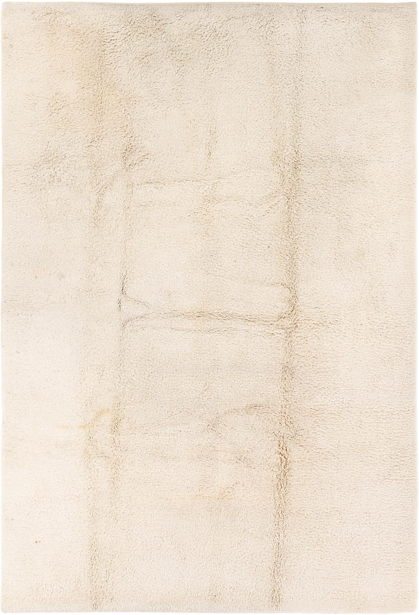 6' 6 x 9' 6 Hand Knotted Moroccan Wool Rug