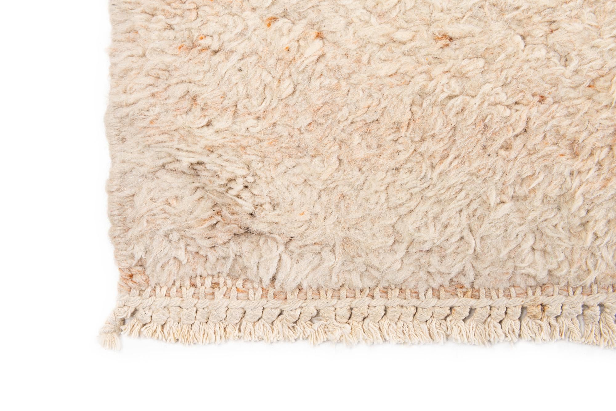8' 5 x 9' 8 Hand Knotted Moroccan Wool Rug
