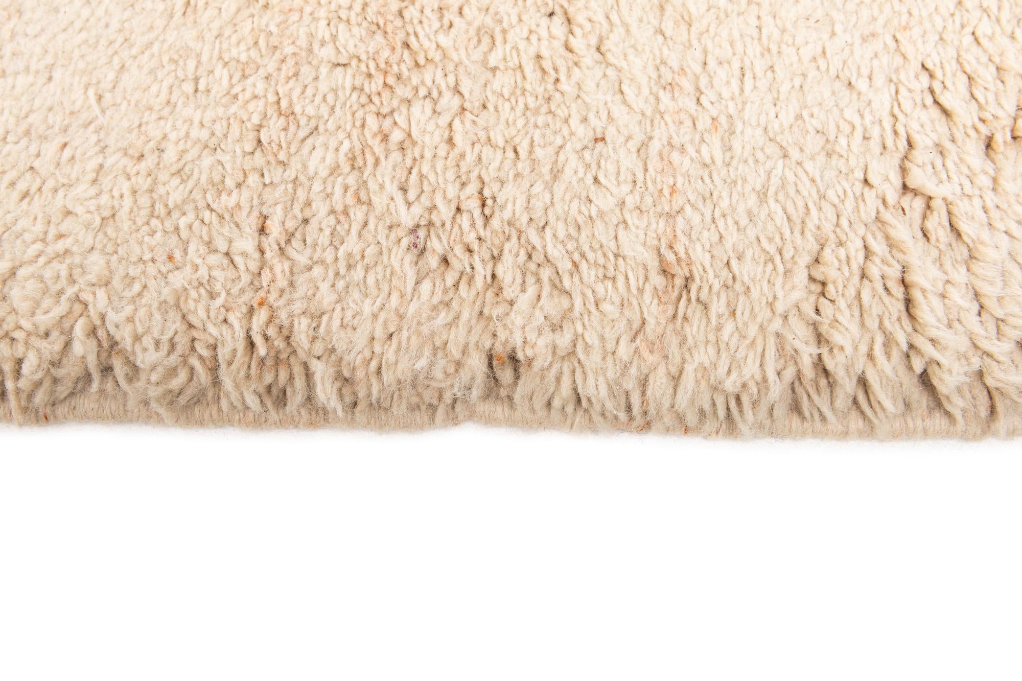 8' 5 x 9' 8 Hand Knotted Moroccan Wool Rug