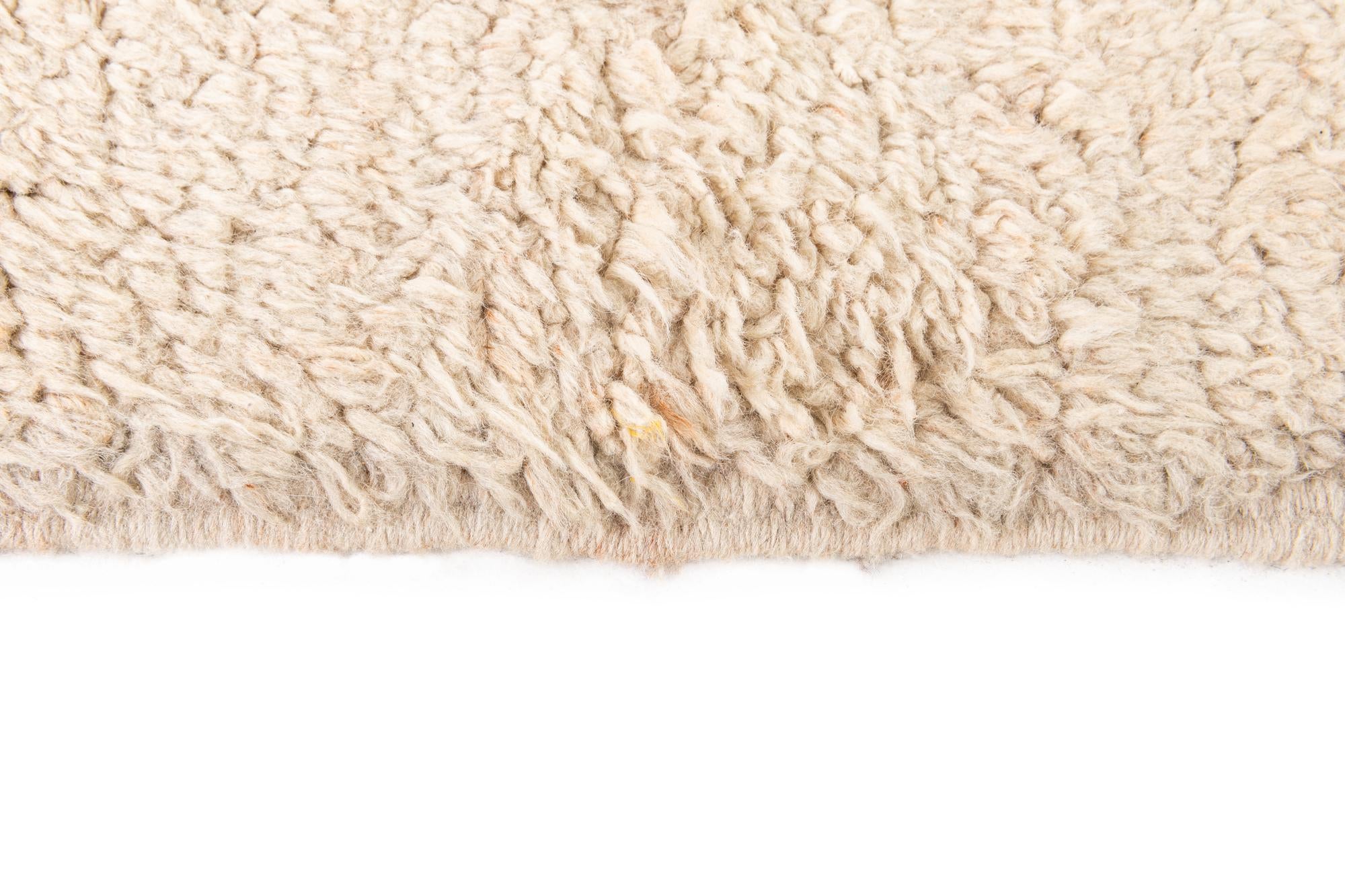 8' 5 x 9' 8 Hand Knotted Moroccan Wool Rug