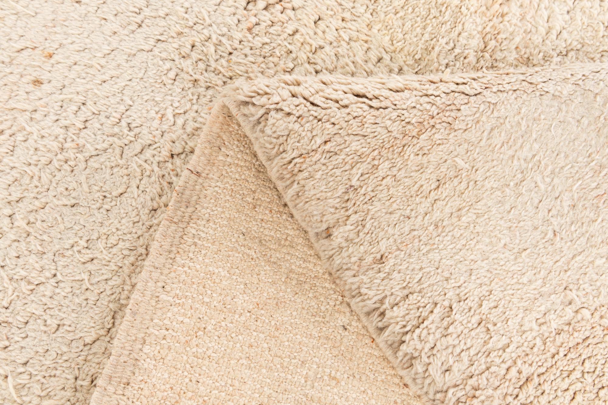 8' 5 x 9' 8 Hand Knotted Moroccan Wool Rug