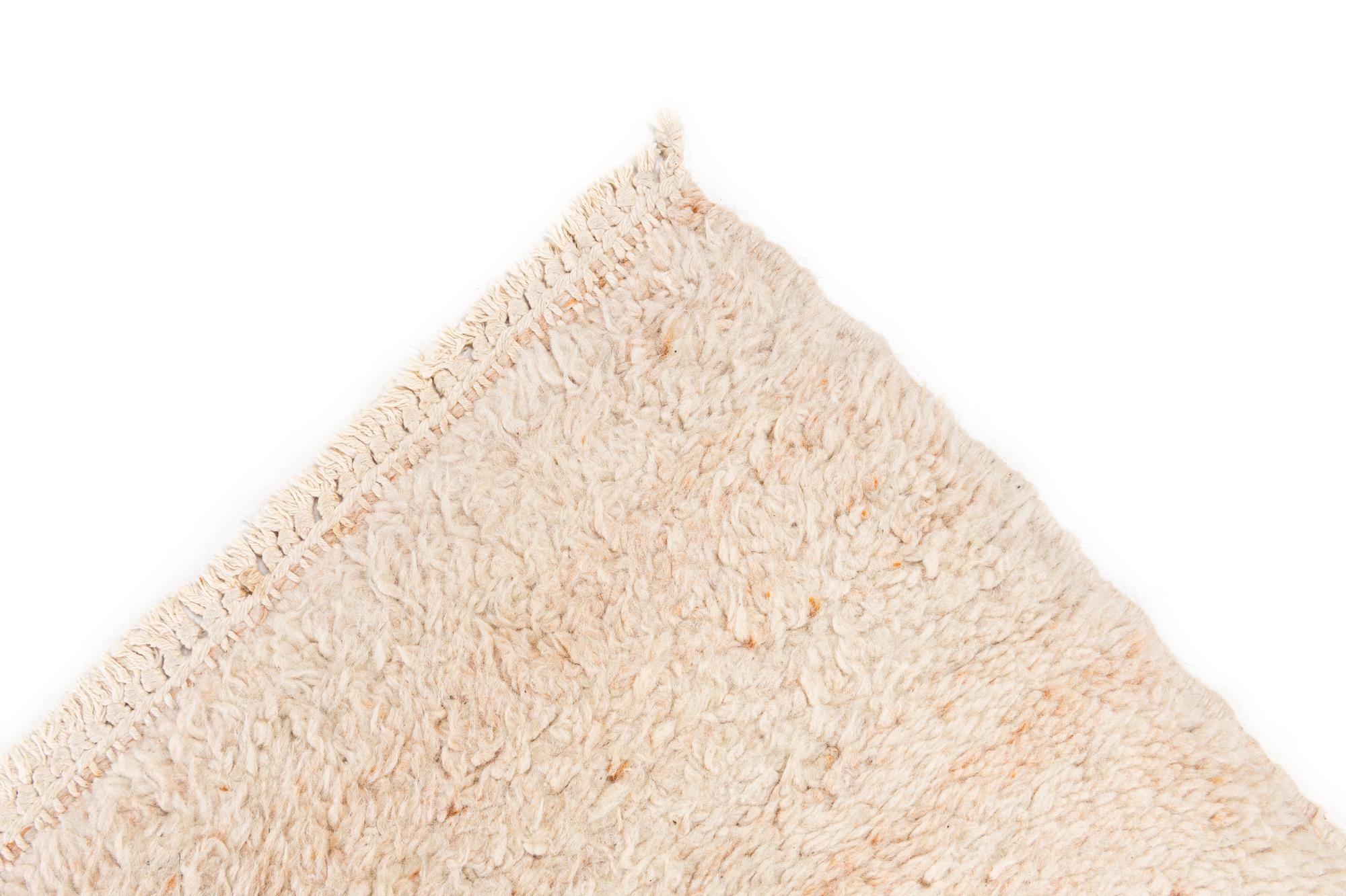 8' 5 x 9' 8 Hand Knotted Moroccan Wool Rug