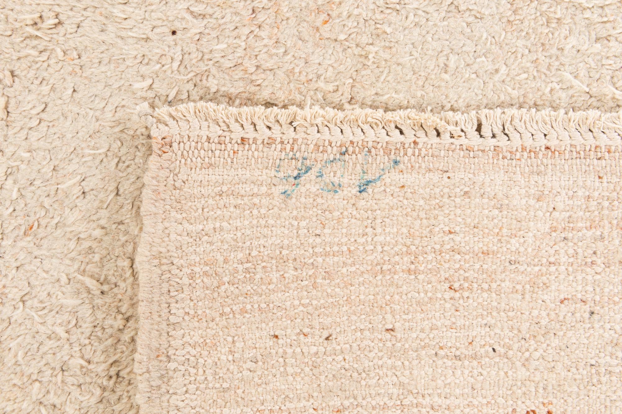 8' 5 x 9' 8 Hand Knotted Moroccan Wool Rug