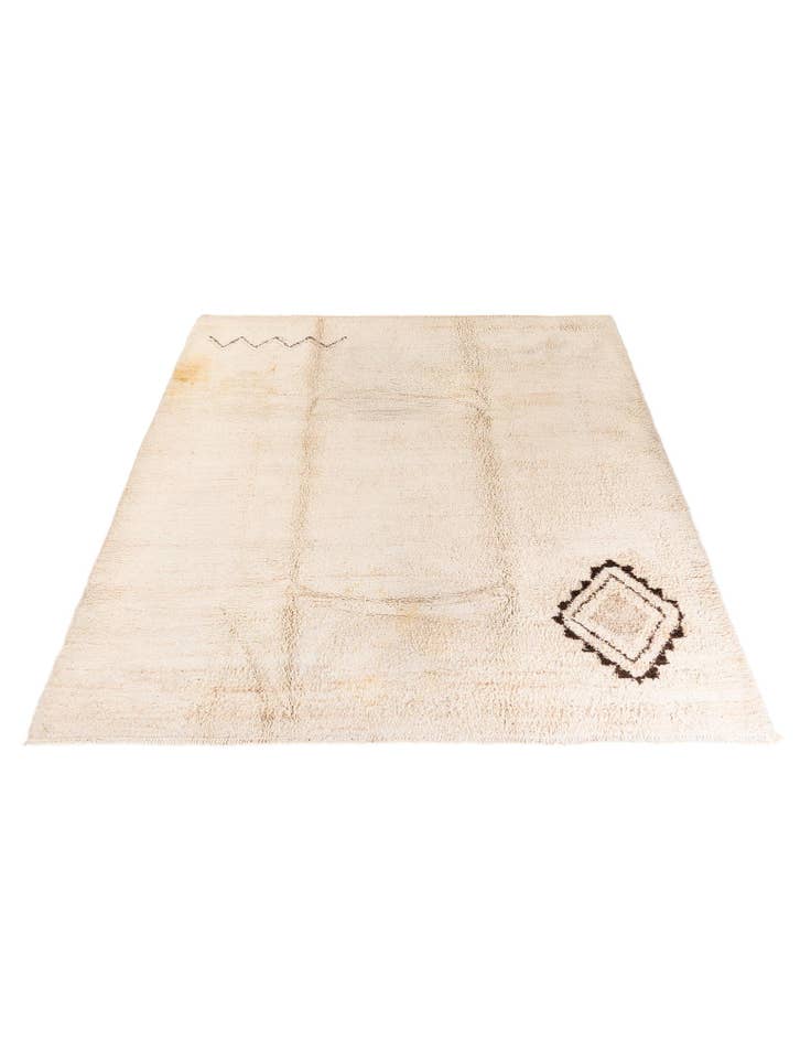 Detail image of 8' 5 x 9' 8  Hand Knotted Moroccan Wool Rug