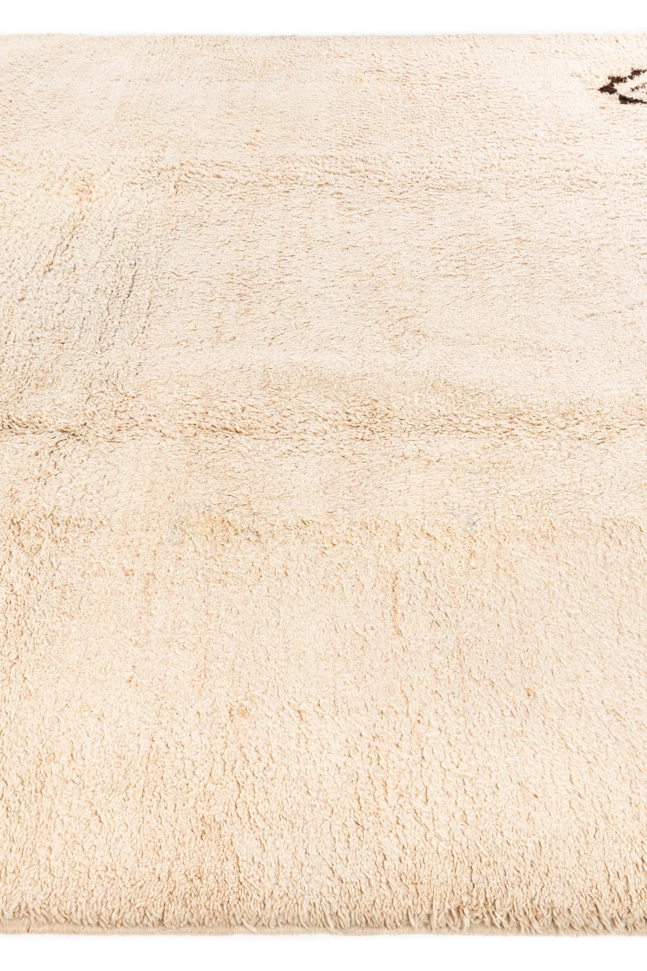 8' 5 x 9' 8 Hand Knotted Moroccan Wool Rug