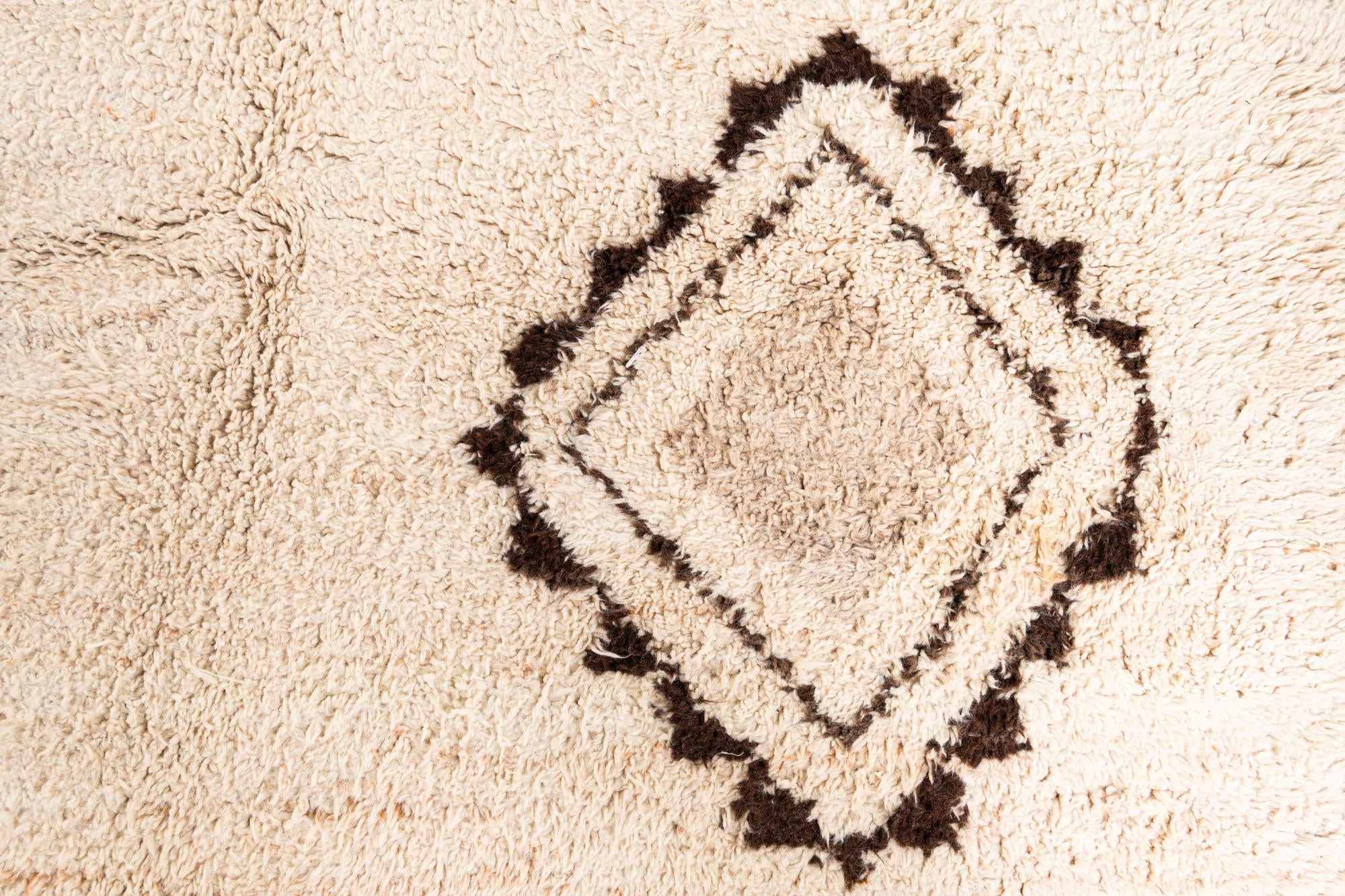 8' 5 x 9' 8 Hand Knotted Moroccan Wool Rug