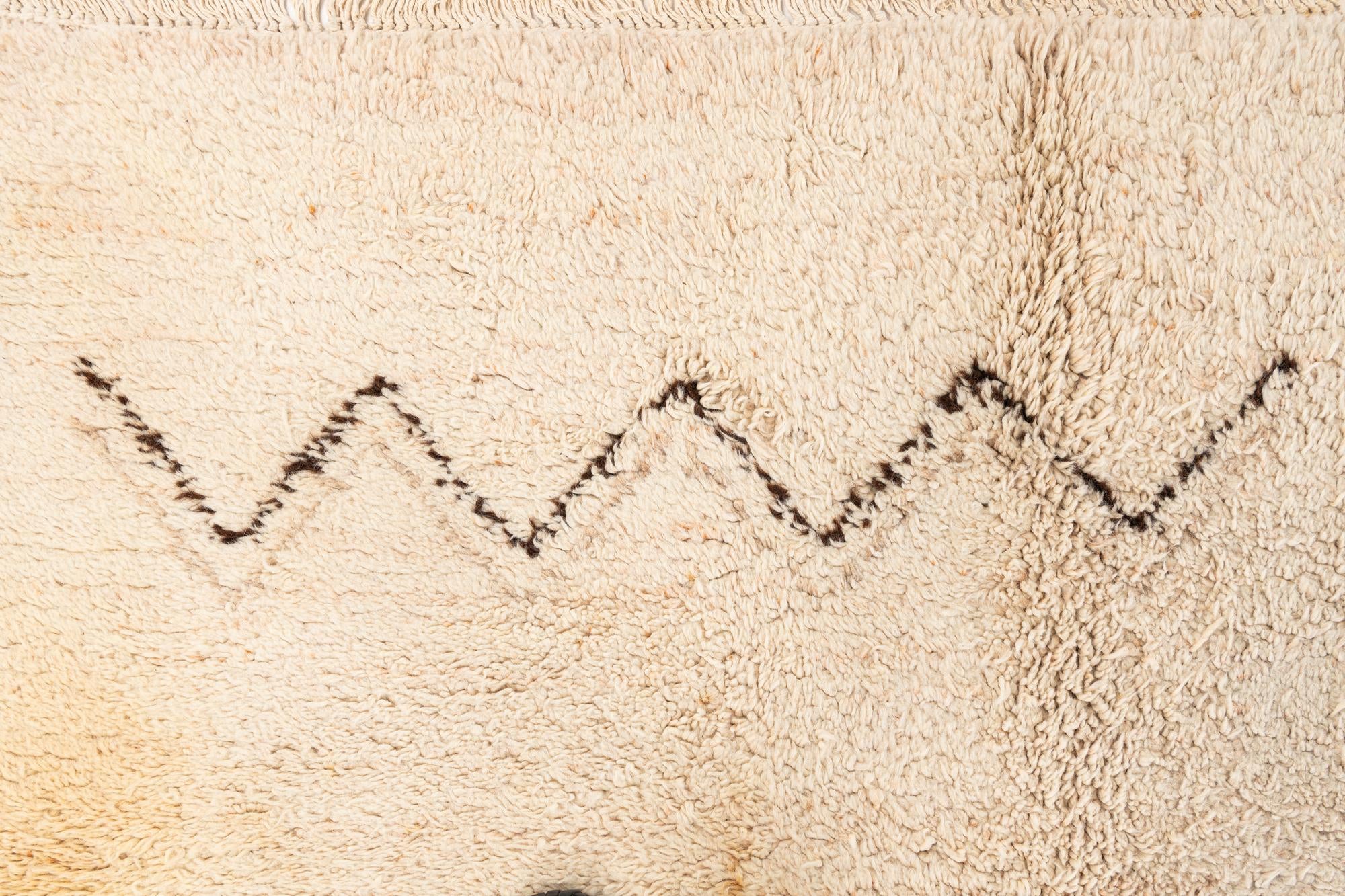 8' 5 x 9' 8 Hand Knotted Moroccan Wool Rug