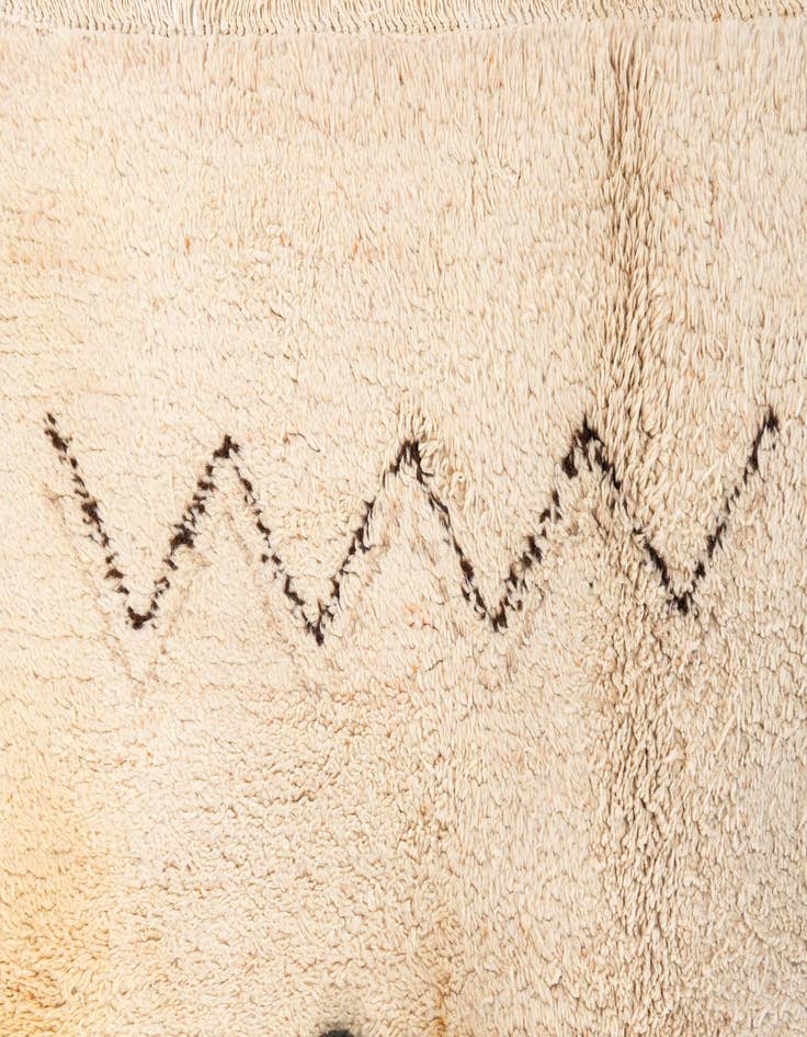 Detail image of 8' 5 x 9' 8  Hand Knotted Moroccan Wool Rug