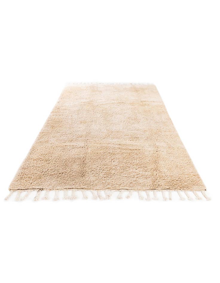 Detail image of 6' 7 x 9' 8  Hand Knotted Moroccan Wool Rug