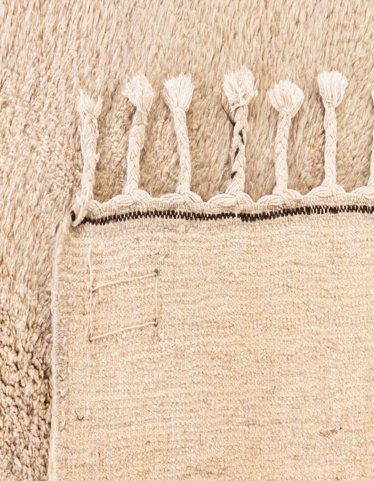 Detail image of 6' 7 x 9' 8  Hand Knotted Moroccan Wool Rug