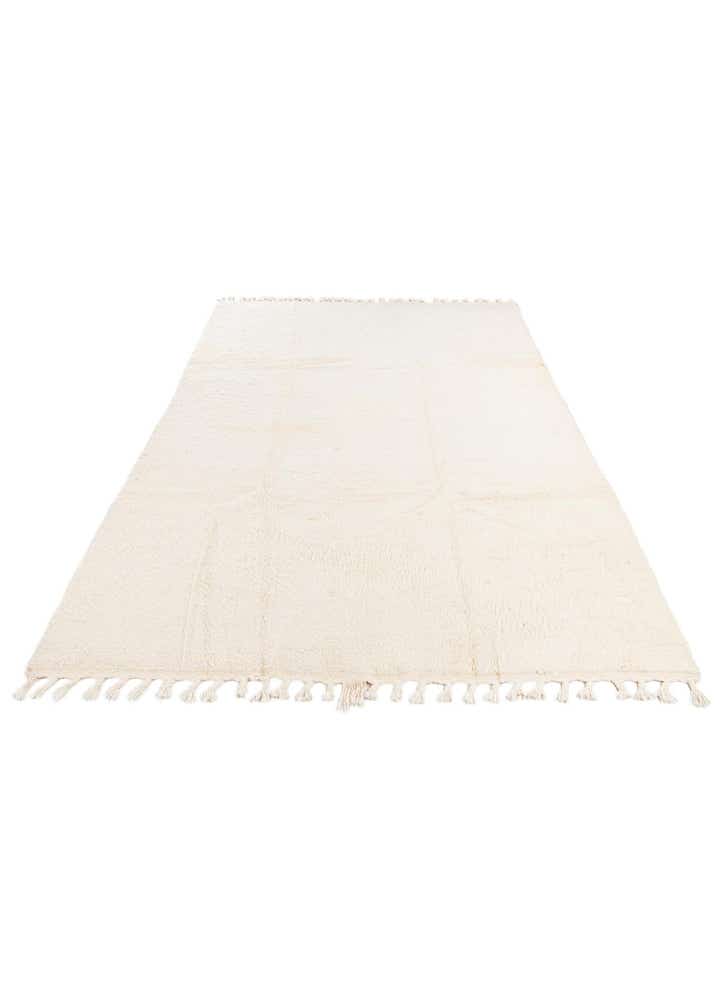 7' 1 x 10' 3 Hand Knotted Moroccan Wool Rug